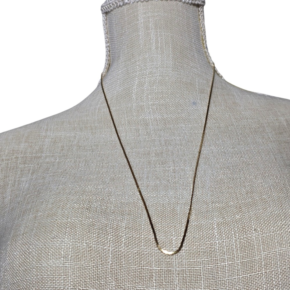 Monet Gold Tone‎ Chain Necklace Delicate Minimalist Jewelry